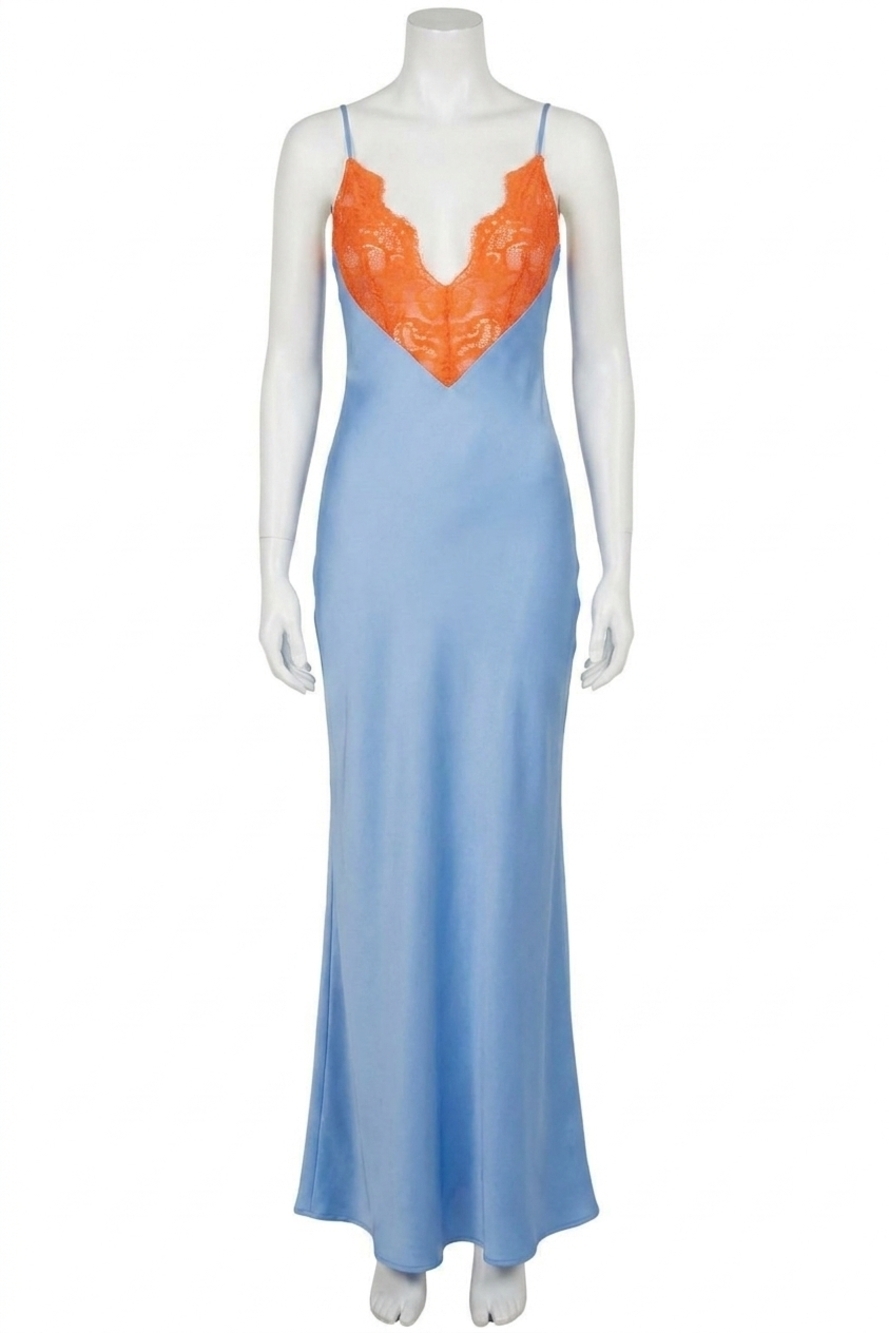 NEW RONNY KOBO vito dress in blue
